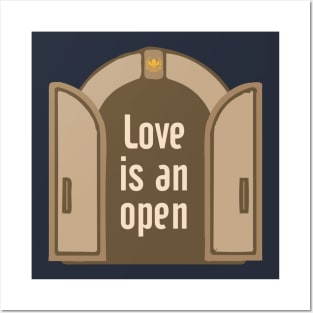 Love is an open door Posters and Art